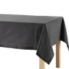 Wicotex Tafelkleed/tafellaken - antraciet - 140 x 240 cm - katoen stof