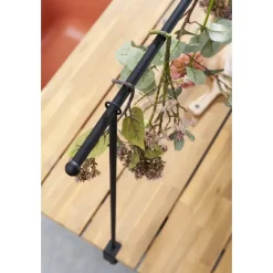 Leen Bakker Tafelklem Ton - zwart - verstelbaar tot 290 cm Clearance