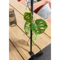 Leen Bakker Tafelklem Ton - zwart - verstelbaar tot 290 cm Clearance