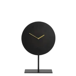Light & Living Tafelklok Waiwo - Mat Zwart - Ø30x45 cm Hot