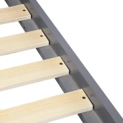 Beliani TALMONTIERS - Onderschuifbed - Grijs - 90 x 200 cm - Grenenhout Sale