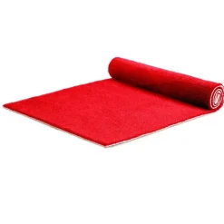 IVOL Tapijt loper Dakar - Breedte 200 cm - 5 mm dik - Rood Clearance
