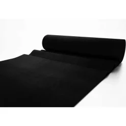 IVOL Tapijt loper Torrance - Breedte 200 cm - 2 mm dik - Zwart Hot