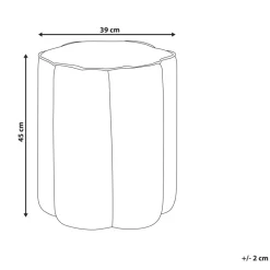 Leen Bakker TAPPEN - Poef - Roze - Fluweel Online