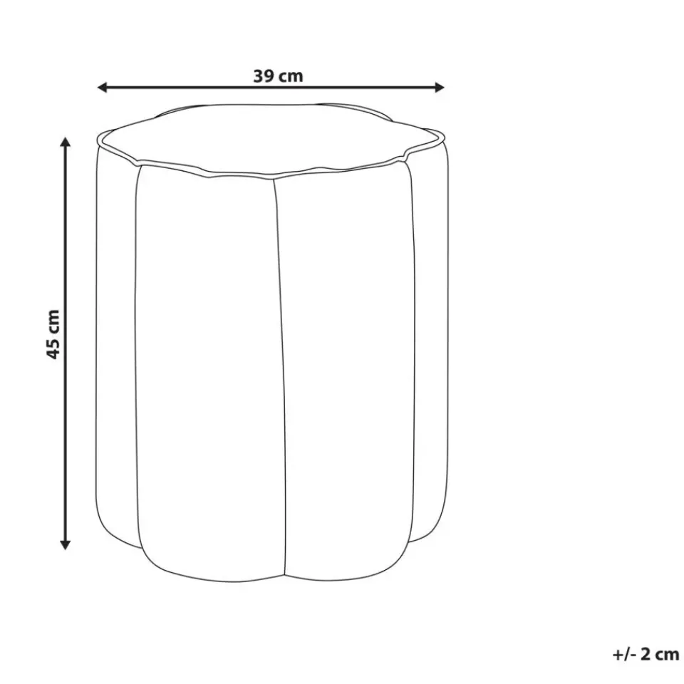 Leen Bakker TAPPEN - Poef - Roze - Fluweel Online