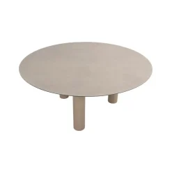4-Seasons Outdoor Taste Donato low dining tuintafel Ø160 cm. - Latte Hot