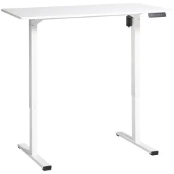 Beliani TAVARES - Elektrisch verstelbaar bureau - Wit - Vezelplaat Online