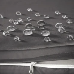 tectake 2 wicker ligbedden met aluminium frame en tafel, inclusief beschermhoes Clearance