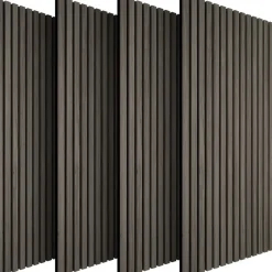 tectake Akoestische panelen Sonic Wall houtlook, Eiken Grijs Outlet