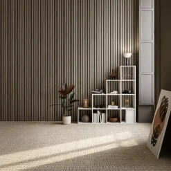 tectake Akoestische panelen Sonic Wall houtlook, Donker Eiken New