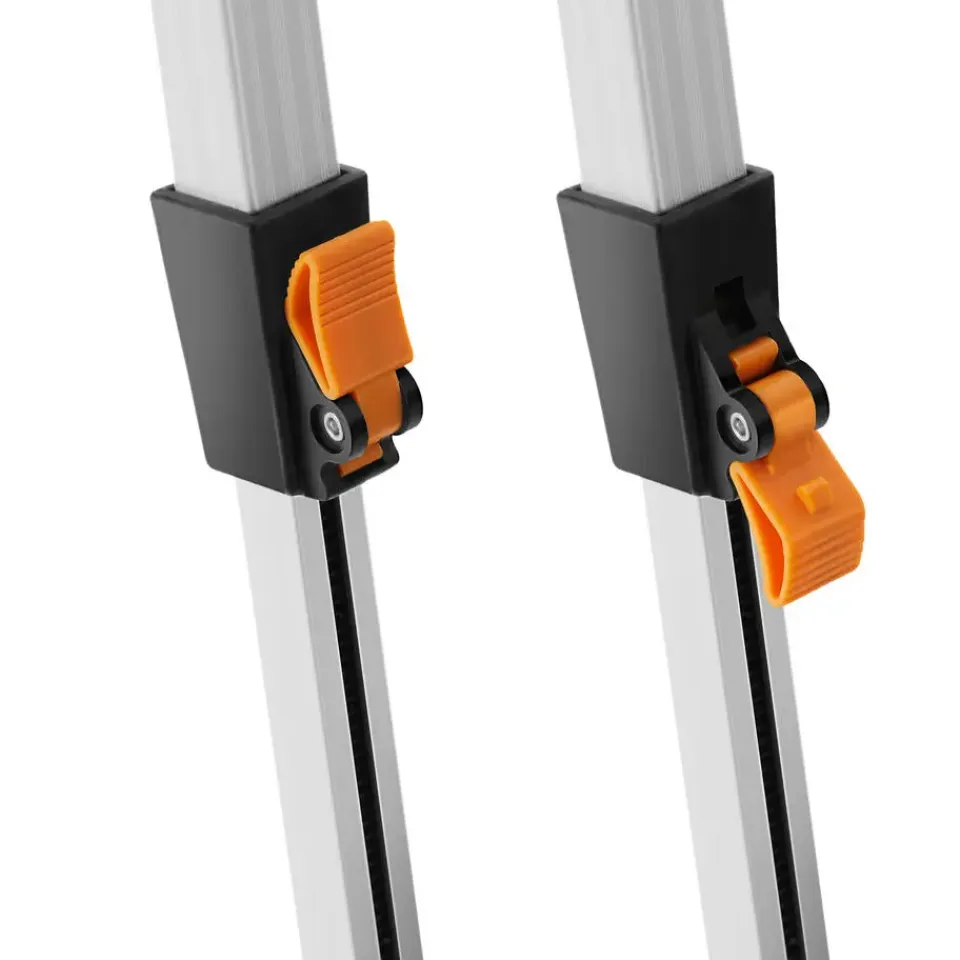 tectake Aluminium campingtafel Tina opvrouwbaar in hoogte verstelbaar , Zilver Hot