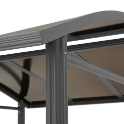 tectake Barbecue-overkapping Asado 2,4x1,5x2,34m, Grijs Best