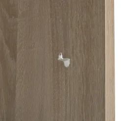 tectake Boekenrek Lexi 5 vakken 60x30x190cm, Licht Hout, Eiken Sonoma Online