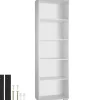 tectake Boekenrek Lexi 5 vakken 60x30x190cm, Wit Discount