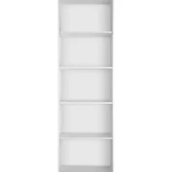 tectake Boekenrek Lexi 5 vakken 60x30x190cm, Wit Discount