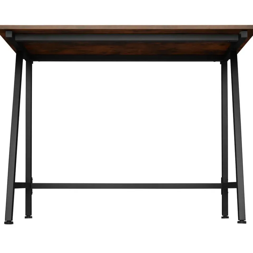 tectake Bureau Newton 100x50x77cm, Industrieel Hout Donker, Rustiek Outlet