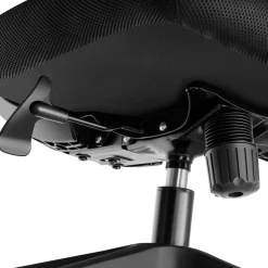 tectake Bureaustoel Phoibe ergonomisch met verstelbare hoofdsteun, Zwart Best