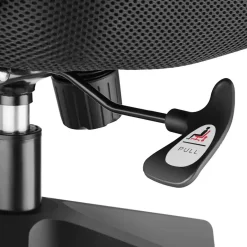 tectake Bureaustoel Phoibe ergonomisch met verstelbare hoofdsteun, Zwart Best