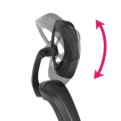 tectake Bureaustoel Phoibe ergonomisch met verstelbare hoofdsteun, Zwart Best