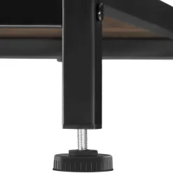 tectake Consoletafel Tacoma 100x35x80,5cm, Industrieel Hout Donker, Rustiek New