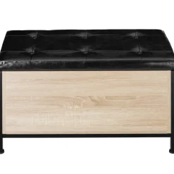 tectake Gestoffeerde zitkist Calico 81,5x41,5x50,5cm Outlet