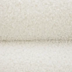 tectake Hocker Altu XL, gestoffeerd, opbergruimte, Bouclé Crèmewit Hot