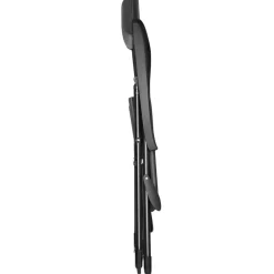 tectake Inklapbare campingstoel Müritz met hoofdkussen, aluminium, Antraciet Sale