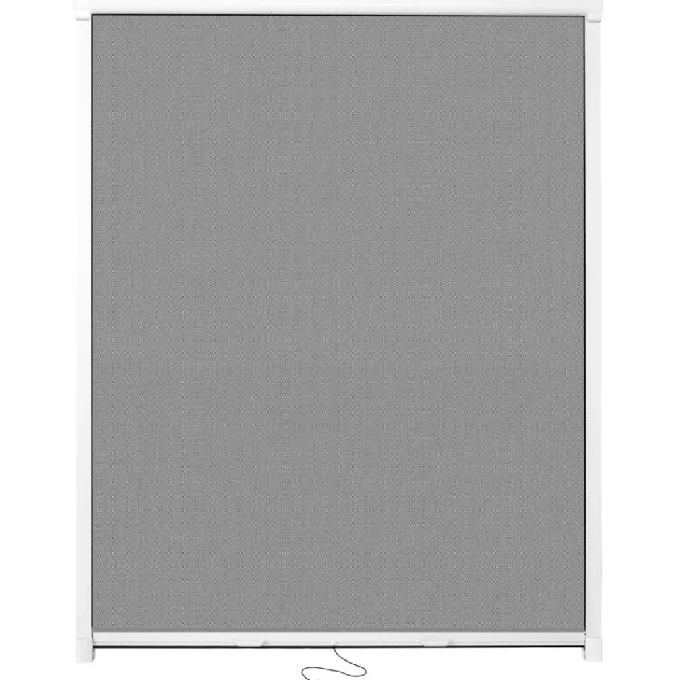 tectake Insectenwerend rolgordijn - 110 x 160 cm - Wit Sale
