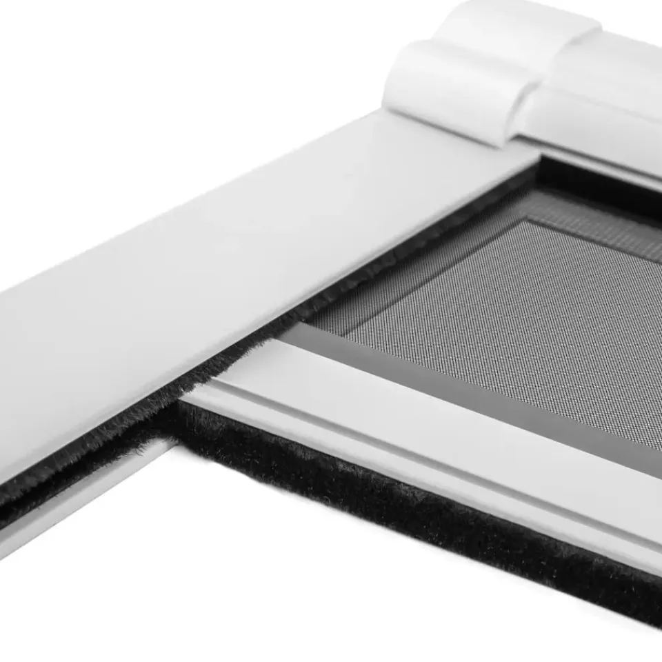 tectake Insectenwerend rolgordijn - 110 x 160 cm - Wit Sale