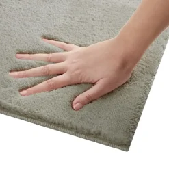 tectake ® Kortpolig vloerkleed Soft Zone 200 x 290 cm - Zandkleur Outlet