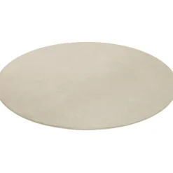 tectake ® Kortpolig vloerkleed Soft Zone Ø 120 cm - Beige
