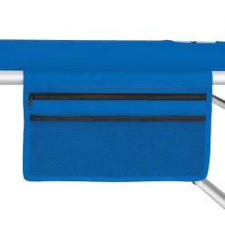 tectake Ligbed Aurelie van aluminium, 6 niveaus, Blauw Hot