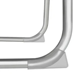 tectake Ligbed Chloé 4-niveaus, hoofdkussen en tas, Beige