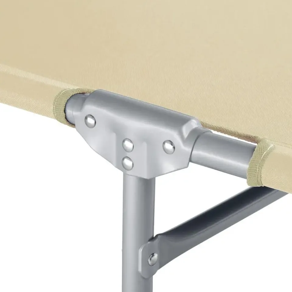 tectake Ligbed met 4 standen, Beige