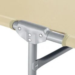 tectake Ligbed 4-niveaus met hoofdkussen, Beige