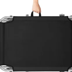 tectake Ligbed 4-niveaus met hoofdkussen, Zwart Best