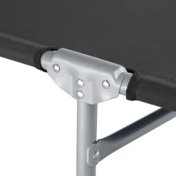 tectake Ligbed 4-niveaus met hoofdkussen, Zwart Best