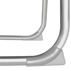 tectake Ligbed 4-niveaus met hoofdkussen, Zwart Best