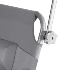 tectake Ligbed 4-niveaus met hoofdkussen, Grijs New