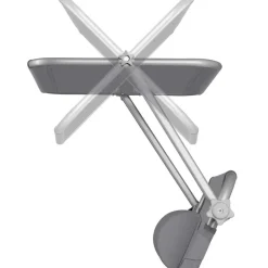 tectake Ligbed 4-niveaus met hoofdkussen, Grijs New