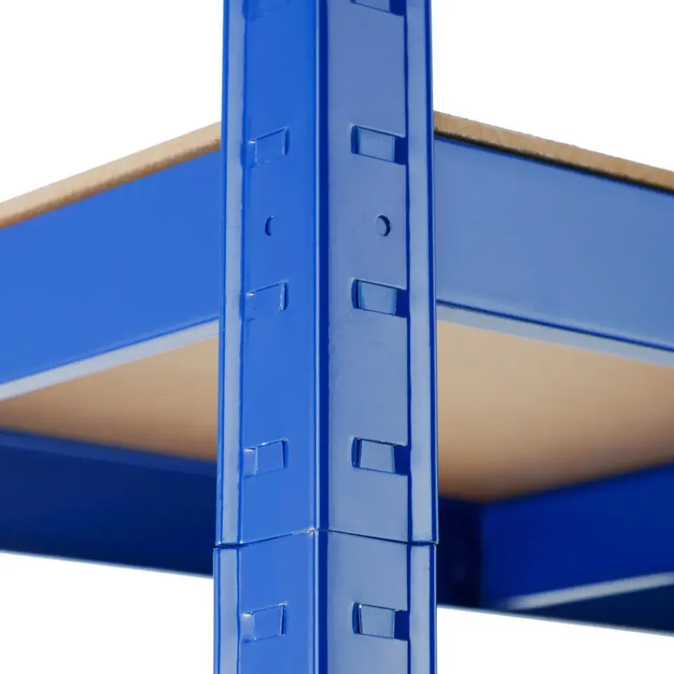 tectake Opslagrek 5 niveaus, Blauw Discount