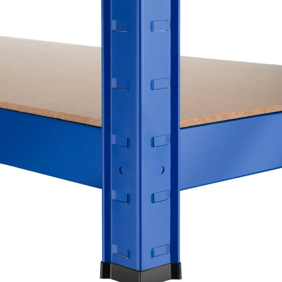 tectake Opslagrek 5 niveaus, Blauw Discount