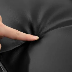 tectake Racing bureaustoel Comodo met voetsteun , Zwart/azuur Best