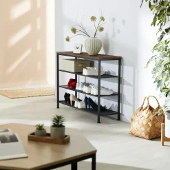 tectake Schoenenrek Portsmouth 100x30,5x72,5cm Clearance