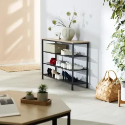 tectake Schoenenrek Portsmouth 100x30,5x72,5cm New