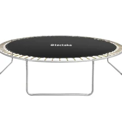 tectake Trampoline Garfunky met veiligheidsnet, Zwart/blauw Clearance