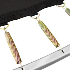 tectake Trampoline Garfunky met veiligheidsnet, Zwart/blauw Clearance