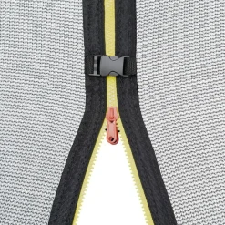 tectake Trampoline Garfunky met veiligheidsnet, Zwart/blauw Clearance