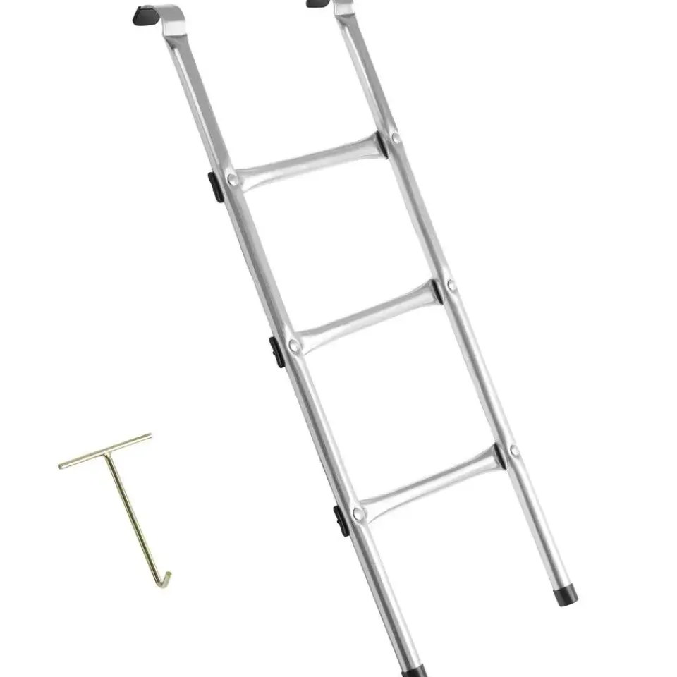 tectake Trampoline Garfunky met veiligheidsnet, Zwart/blauw Clearance