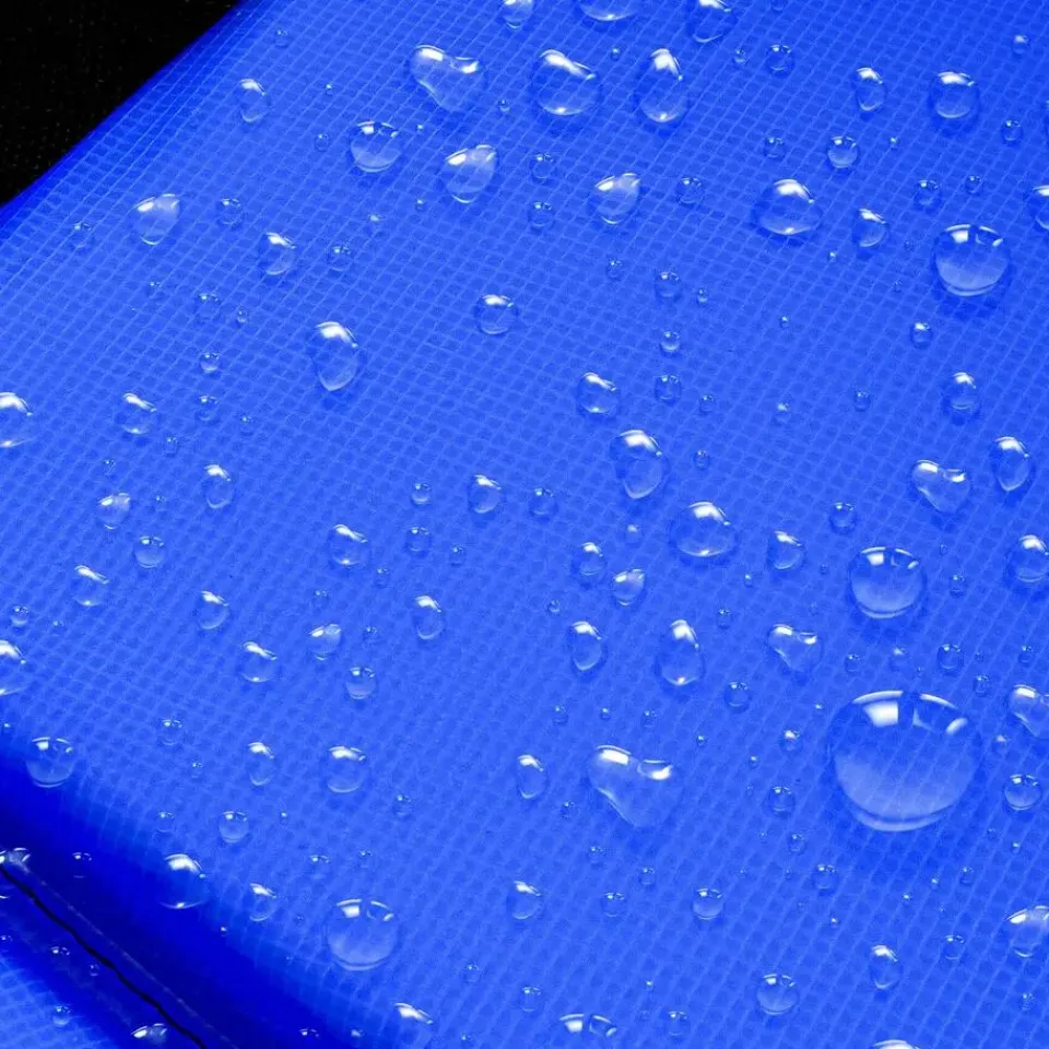 tectake Trampoline Garfunky met veiligheidsnet, Zwart/blauw Clearance